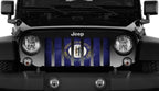 Kentucky Grunge State Flag Grille Insert