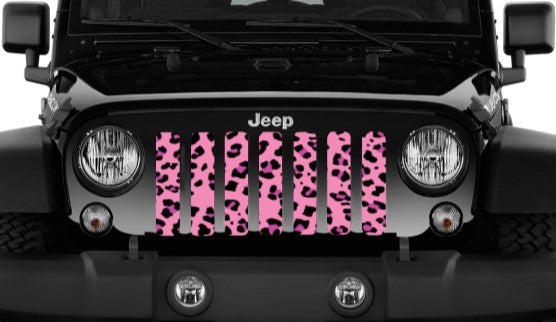 Lady Leopard Print Grille Insert