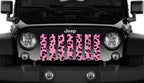 Lady Leopard Print Grille Insert
