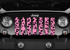 Lady Leopard Print Grille Insert