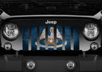 Louisiana Grunge State Flag Grille Insert
