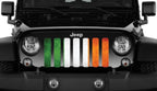 Luck O' The Irish Flag Jeep Grille Insert