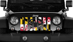 Maryland Crab Flag Grille Insert