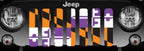Maryland Flag Orange and Purple Grille Insert
