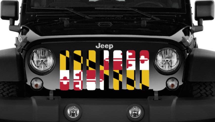 Maryland Flag Grille Insert