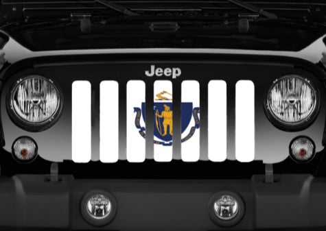 Massachusetts Tactical State Flag Grille Insert