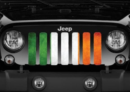 Luck O' The Irish Flag Jeep Grille Insert