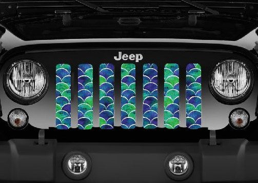 Mermaid Scales Blue & Green Grille Insert