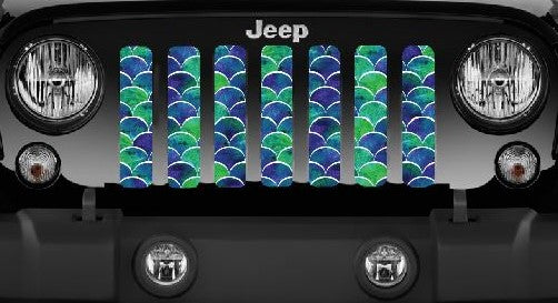 Mermaid Scales Blue & Green Grille Insert