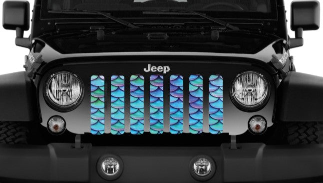 Mermaid Scales Blue & Purple Grille Insert