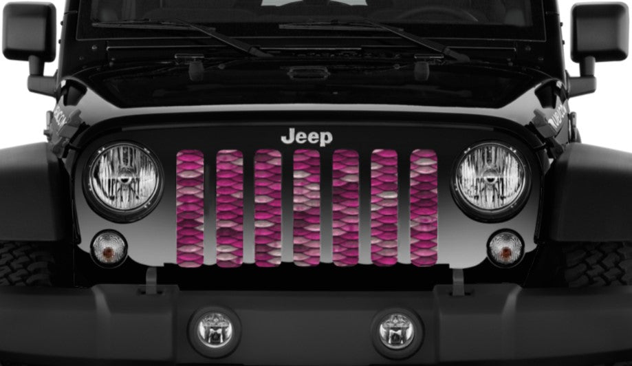 Mermaid Scales Pink Grille Insert