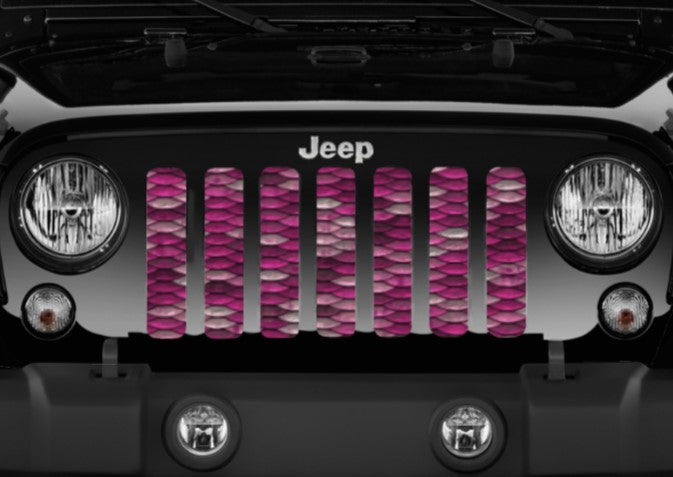 Mermaid Scales Pink Grille Insert