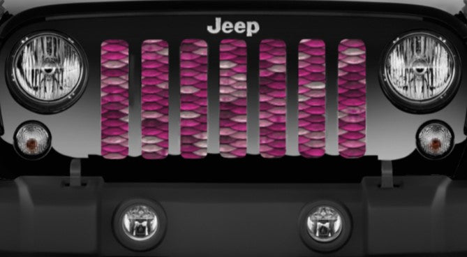 Mermaid Scales Pink Grille Insert