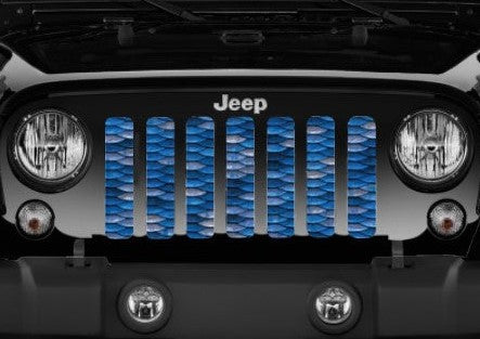 Mermaid Scales  Blue Grille Insert