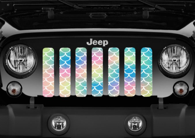 Mermaid Scales Pastel Grille Insert