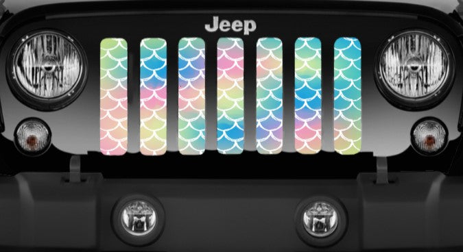 Mermaid Scales Pastel Grille Insert