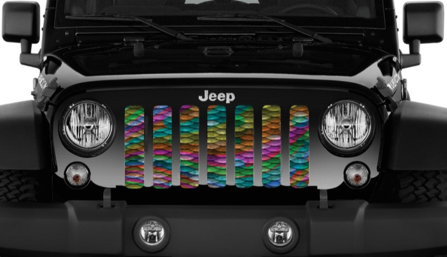 Mermaid Scales Rainbow Grille Insert