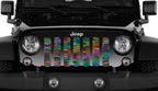 Mermaid Scales Rainbow Grille Insert