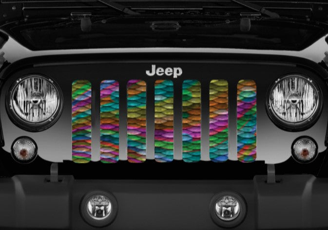 Mermaid Scales Rainbow Grille Insert