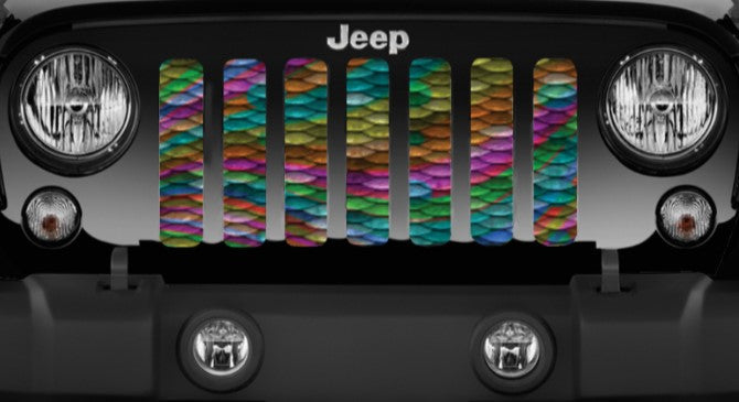 Mermaid Scales Rainbow Grille Insert
