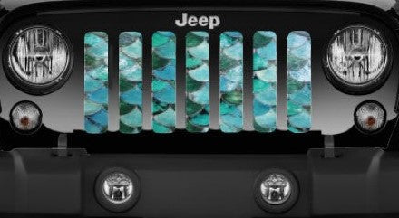 Mermaid Scales Sea Foam Grille Insert
