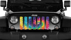 Mermaid Scales Tie Dye Grille Insert