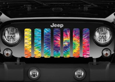 Mermaid Scales Tie Dye Grille Insert