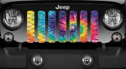 Mermaid Scales Tie Dye Grille Insert