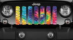 Mermaid Scales Tie Dye Grille Insert