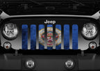 Minnesota Grunge State Flag Grille Insert