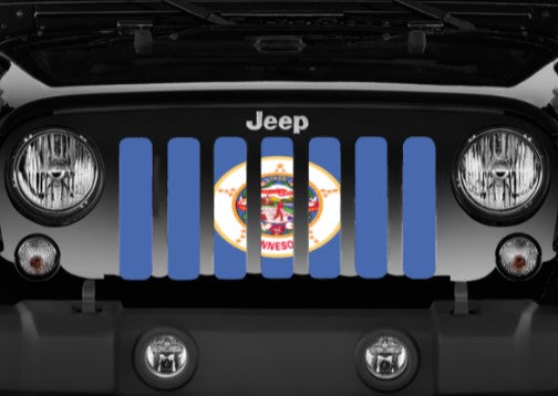 Minnesota State Flag Grille Insert