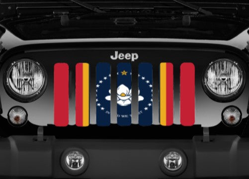 Mississippi State Flag Grille Insert