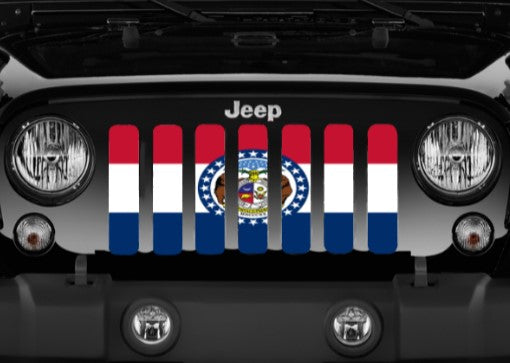 Missouri State Flag Grille Insert