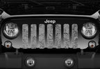 Moab Topography Map Canyon Lands Gray Grille Insert