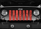 Moab Topography Map Canyon Lands Red Grille Insert