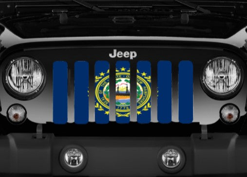 New Hampshire State Flag Grille Insert