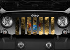 New Jersey Grunge State Flag Grille Insert