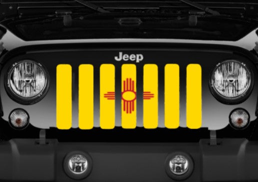 New Mexico State Flag Grille Insert