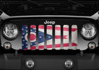 Ohio Grunge State Flag Grille Insert