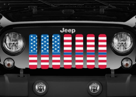 Old Glory Blue Line Grille Insert