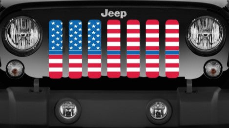 Old Glory Blue Line Grille Insert