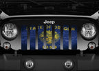 Oregon Grunge State Flag Grille Insert