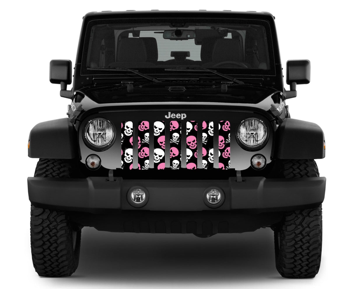 Skulls (Baby Pink) Grille Insert