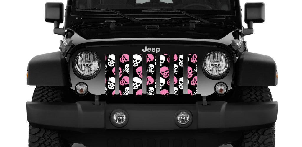 Skulls (Baby Pink) Grille Insert