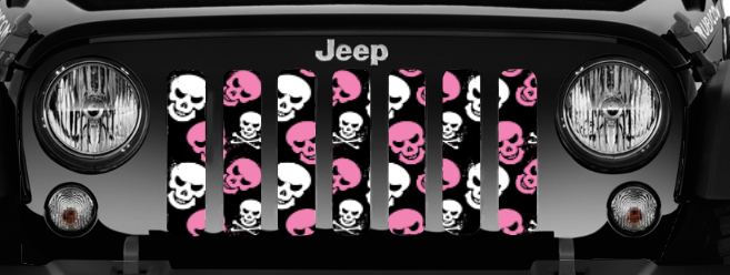 Platinum Skulls (Baby Pink) Grille Insert