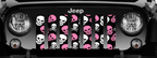 Skulls (Baby Pink) Grille Insert