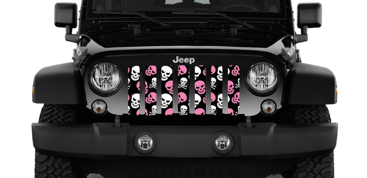 Platinum Skulls (Baby Pink) Grille Insert