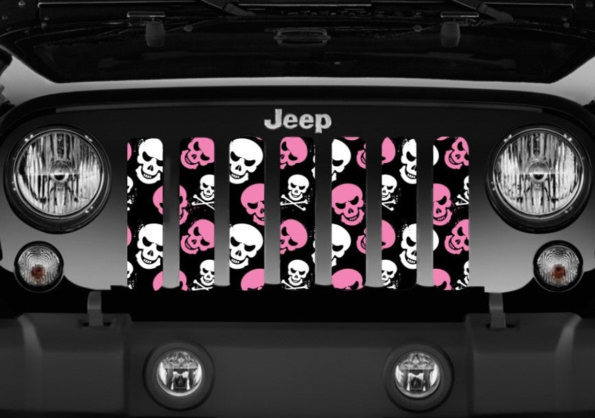 Skulls (Baby Pink) Grille Insert