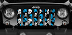 Skulls (Blue) Grille Insert