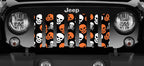 Skulls (Orange) Grille Insert